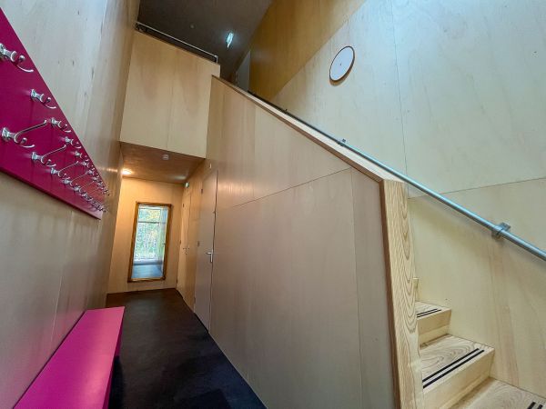 De prachtige nieuwe entree van Gebouw 3.